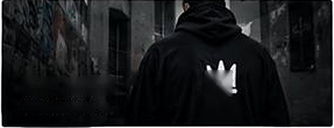 Model wearing a Distinct Kulture hoodie