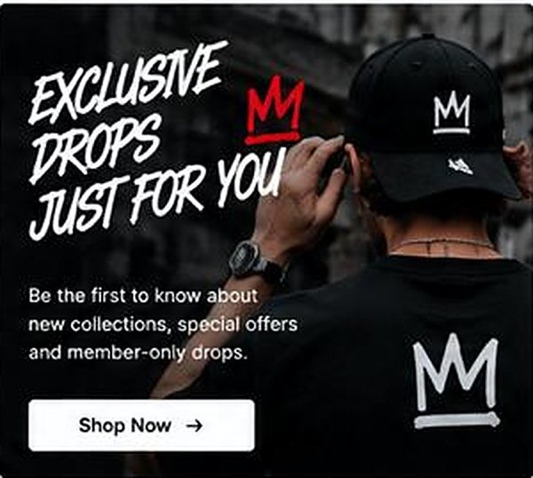 Exclusive drops just for you — be the first to know about new collections, special offers and member-only drops.