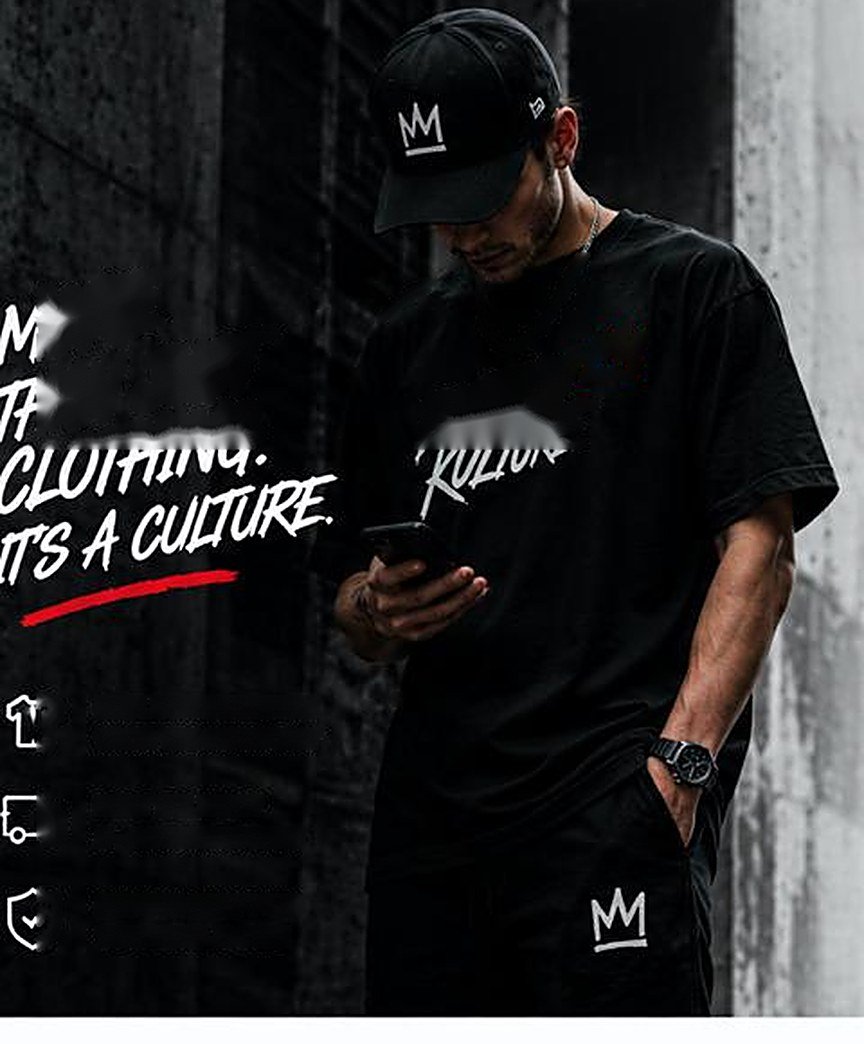 Model wearing Distinct Kulture